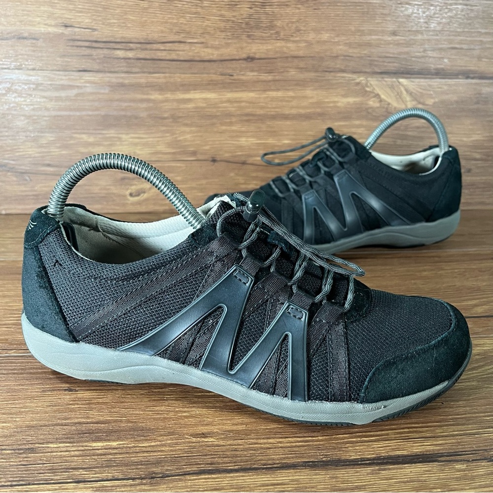 DANSKO ‘Henriette’ Black Suede Sneakers Shoes Women’s Size 8 (38)